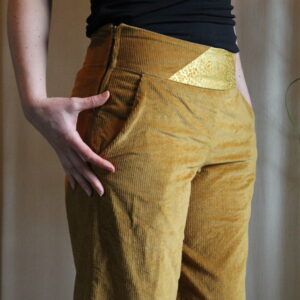 Pantalon Flamme - Velours Safran