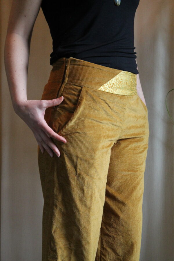 Pantalon Flamme - Velours Safran