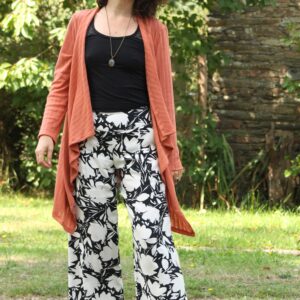 Gilet asymétrique Allégresse - Cuivre