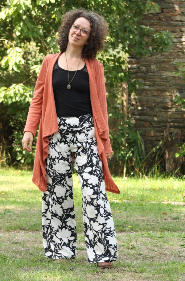Gilet asymétrique Allégresse - Cuivre