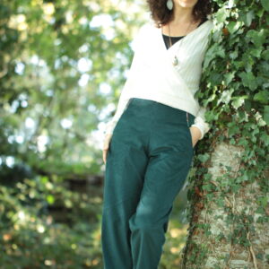 Pantalon Dune - Velours Emeraude