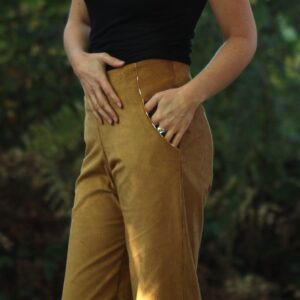 Pantalon Dune - Velours Safran