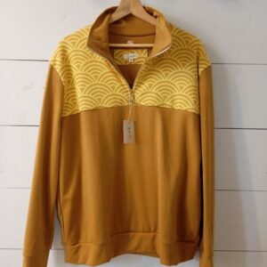 Sweat Mixte Brume - Duo Ocre/Jaune