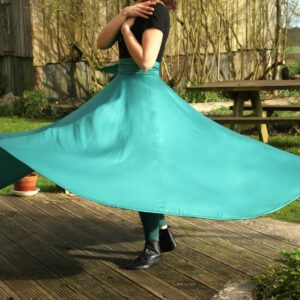 Jupe de tournoiement - Satin de coton