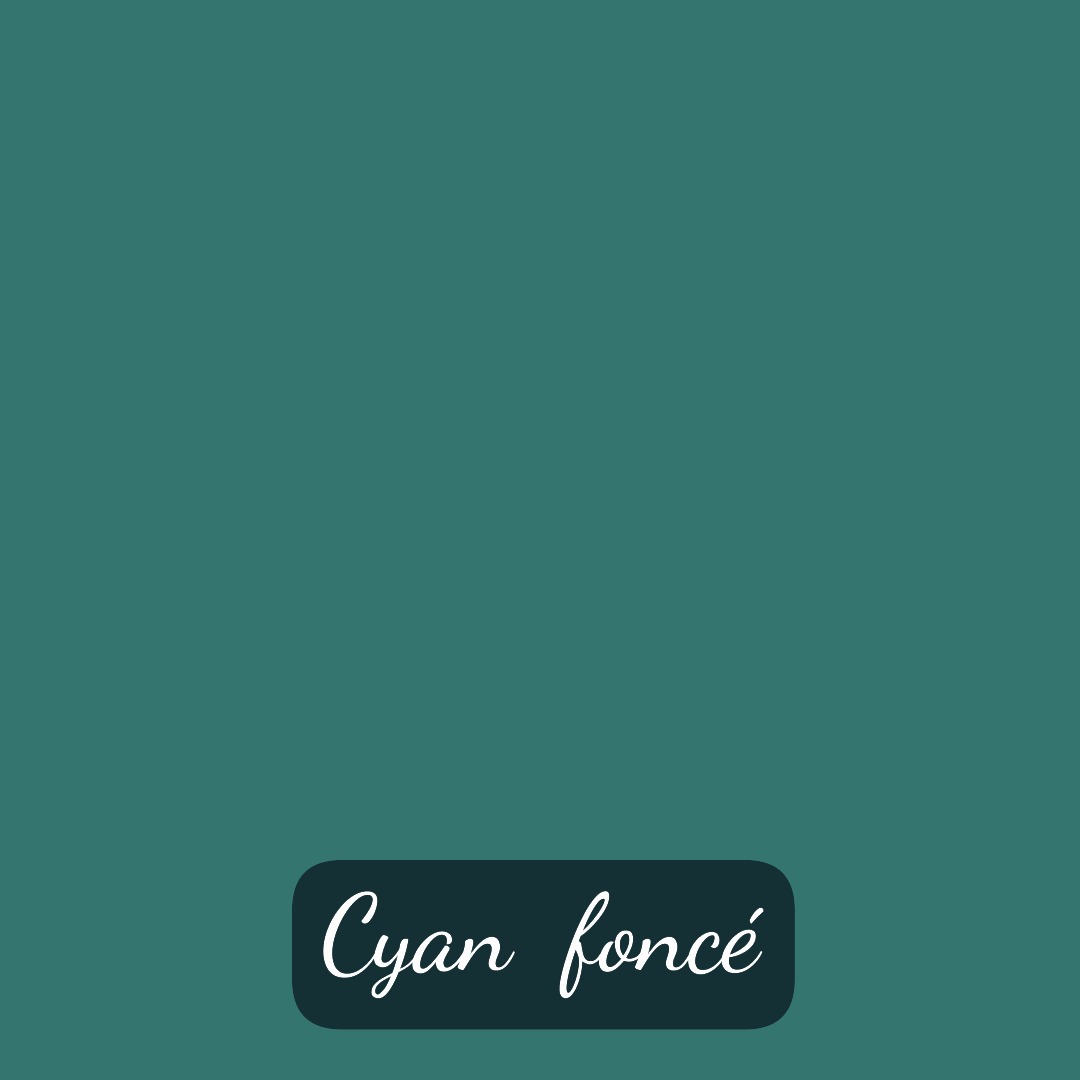 satin cyan foncé