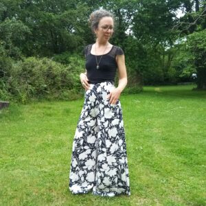 Pantalon Effluve - Noir et blanc