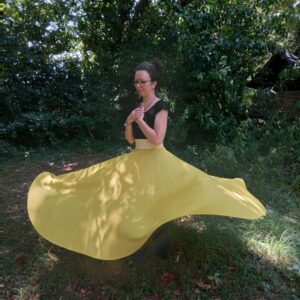 Jupe de tournoiement - Ceinture à motifs
